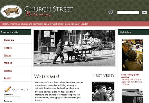 Photo: Illustrative image for the 'Church Street Memories' page